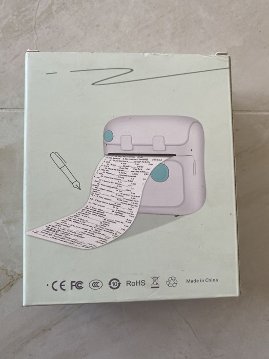 mini imprimantă termică portabilă