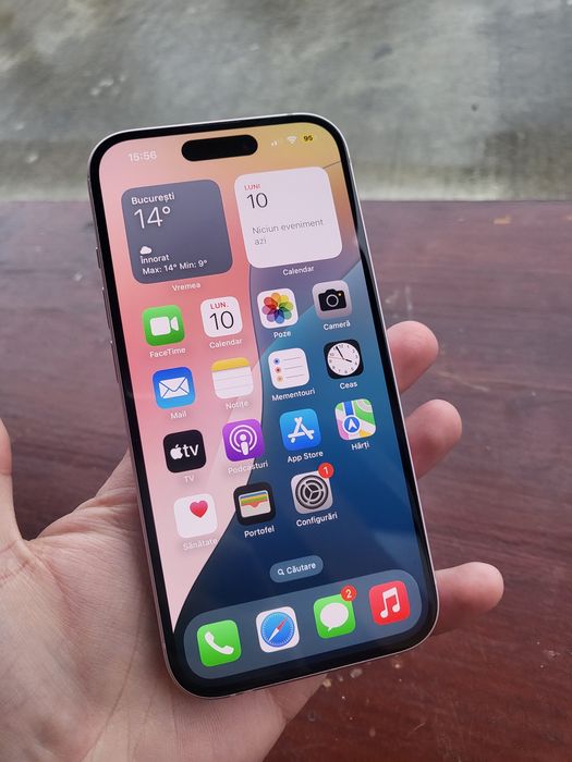 Telefon Iphone 15 Roz Foarte Bun 128GB 5G 88% Baterie Trimit Schimb
