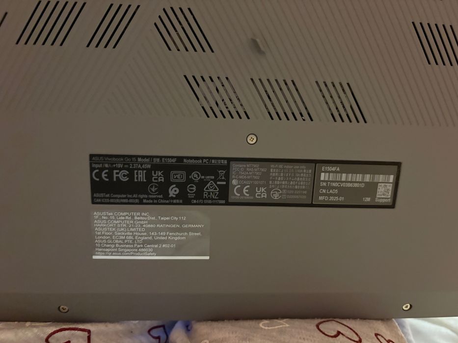 Laptop Asus Vivobook Go 14/15
