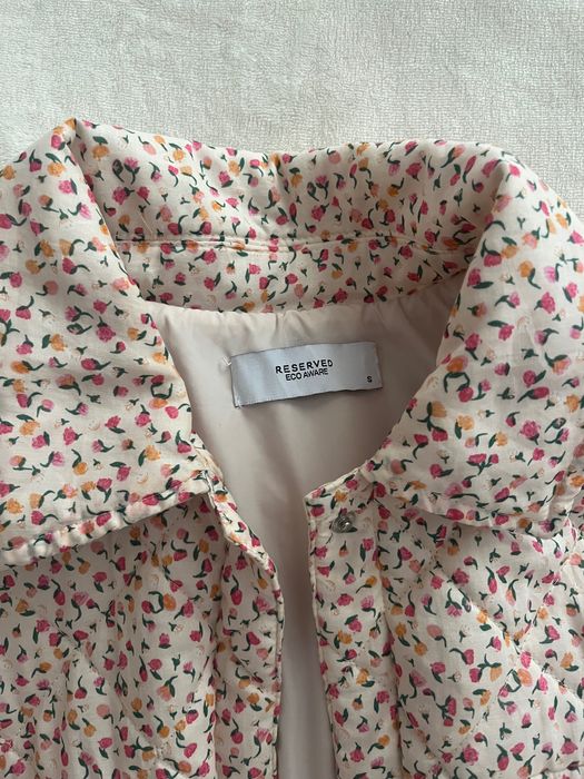 Geaca stil bomber cu design floral