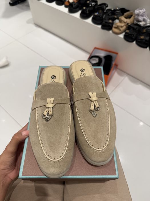 Pantofi loro piana piele naturala