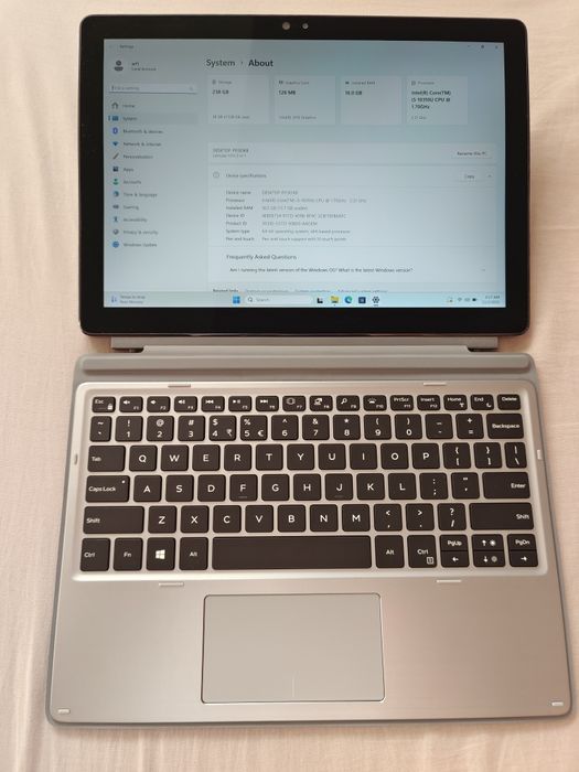 Dell latitude 7210 2in1 i5 10310u, 16gb ram, 256gb, windows 11