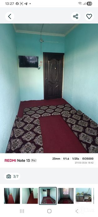 Продается 1ком кв бывщая общежитие