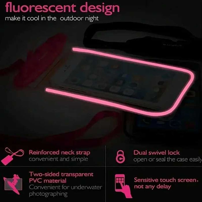Водозащитен  калъф за смартфон с връзка налични 5 цвята