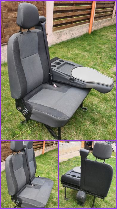 Banchete AUTORULOTA semi rabatabile CAMPER scaun 2 dreapta fața T5 T6