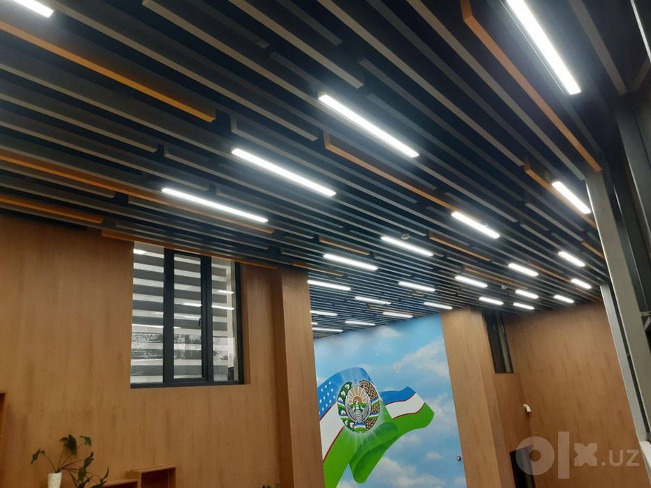 Reychniy potolok | Реечный | Потолок | Reykali potolok | ofis potolok