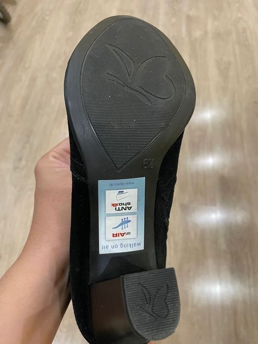 Ботинки осень-весна замша новые