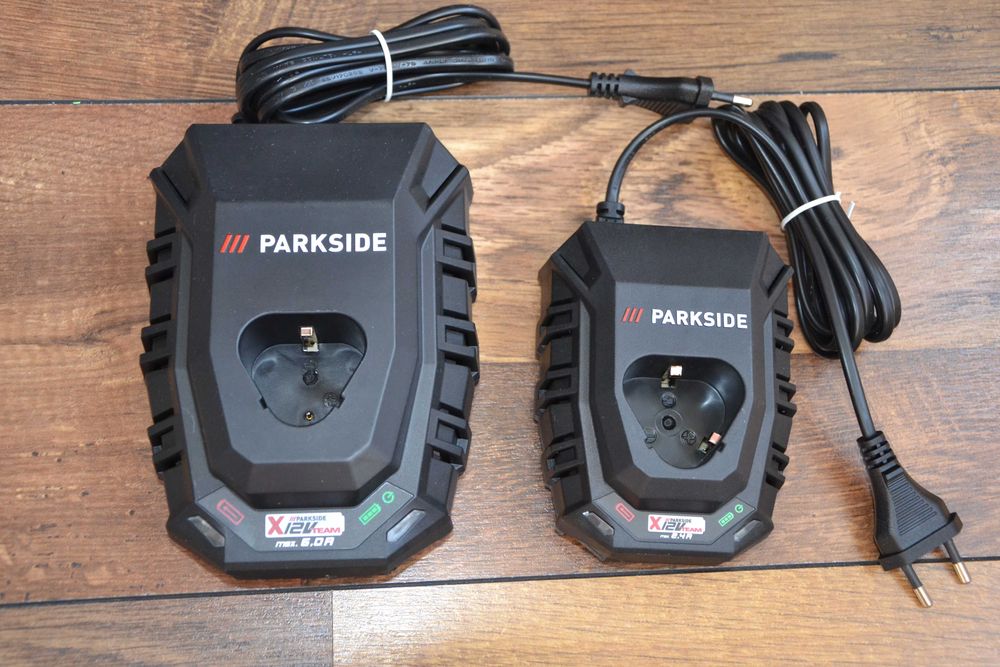 Нови зарядни устройства за Parkside 12V,  2,4A и 6.0А