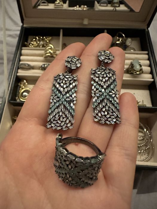 Серебярнный комплект