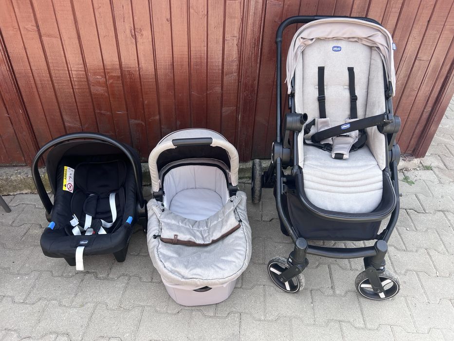 Carucior Copii Chicco Trio Best Friend Plus Light DesertTaupe 0 luni+