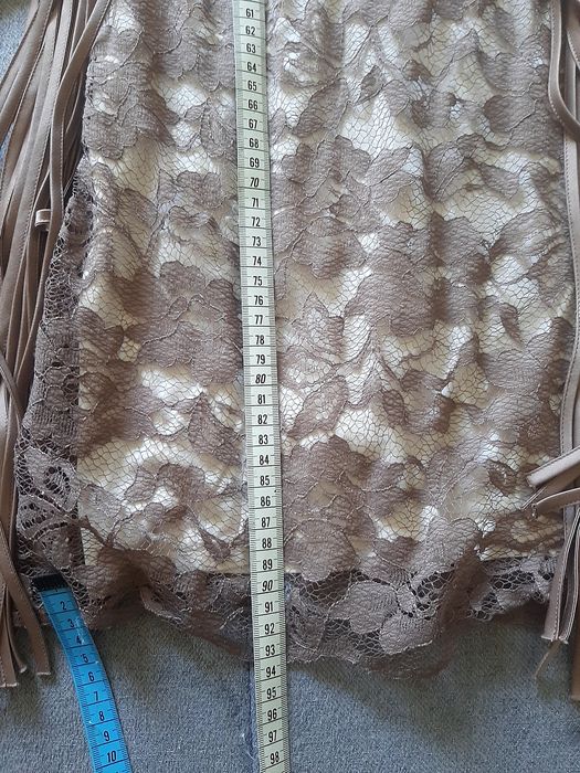 Rochie deosebită bej maro, marimea 36/38