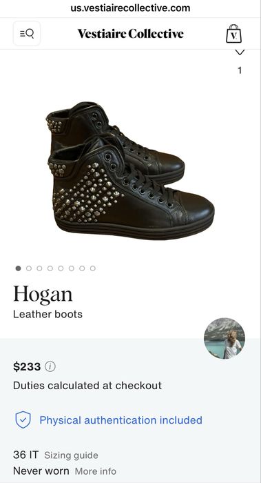 Ghete din piele Hogan Rebel