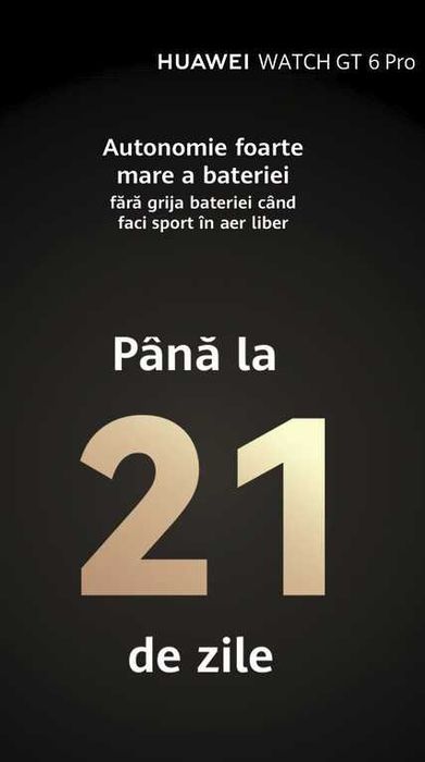 HUAWEI Watch GT 6 Pro - Titanium Nou Garantie