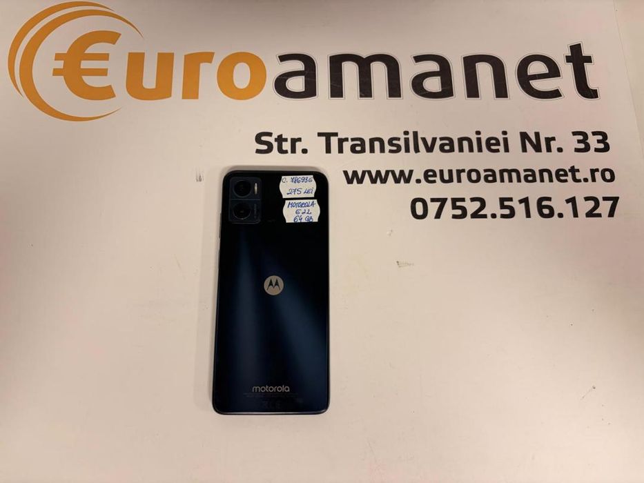 Motorola Moto E22, Dual SIM, 64GB, 4GB RAM, 4G -T-