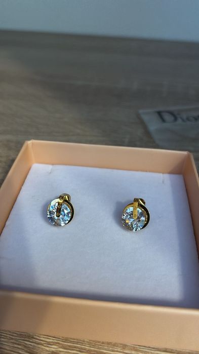 Cercei cartier cristal și logo Cartier NOI