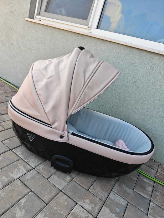 Cărucior gemeni Junama Fluo 6in1 complet, cu scoici