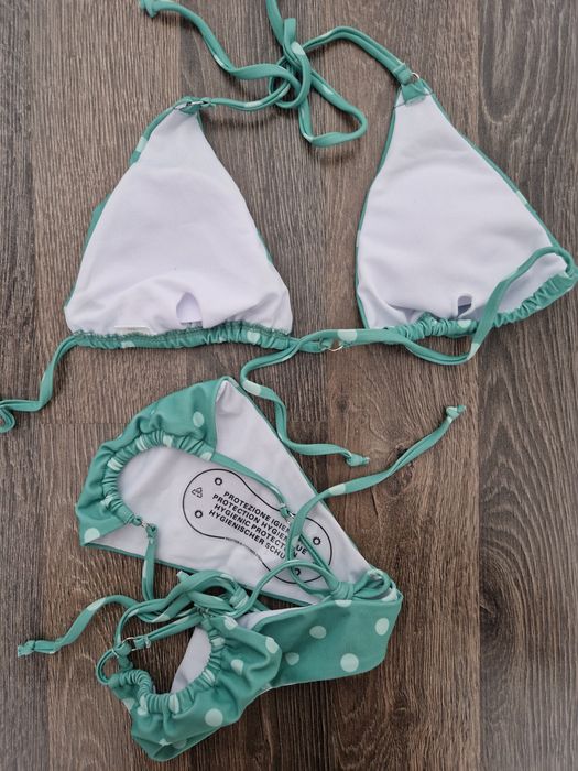 Costum de baie 2 piese verde