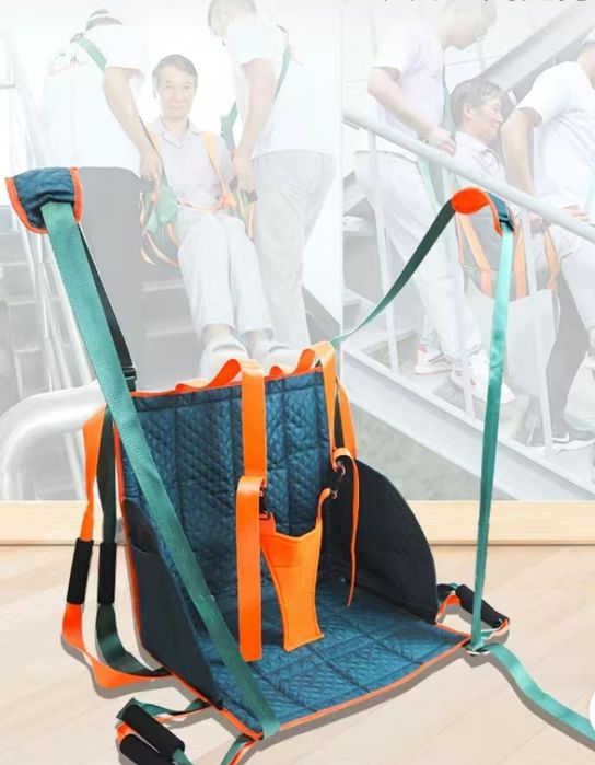 Носилки . Можно сидя, можно лежа.