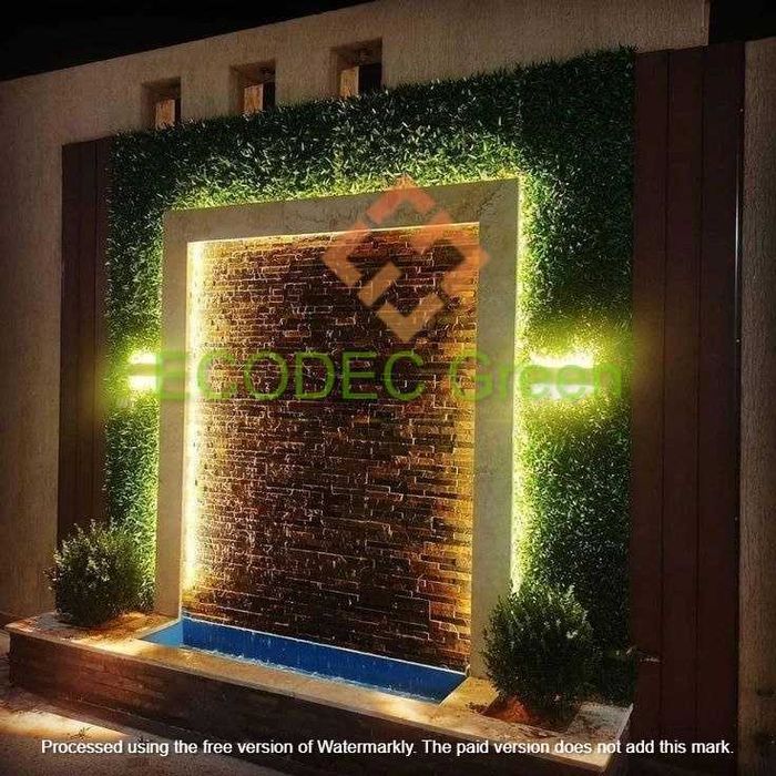 ECODEC GREEN Suniy yashil dekorativ devor Зелёный забор