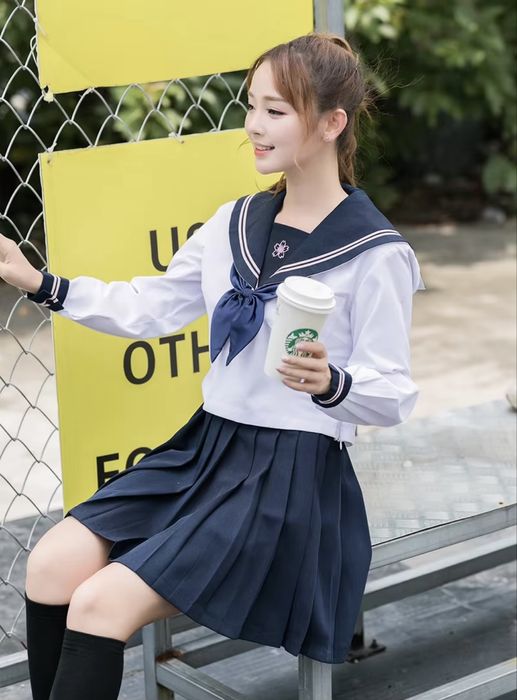 Японская школьная форма Сакура / Аниме форма для косплеев