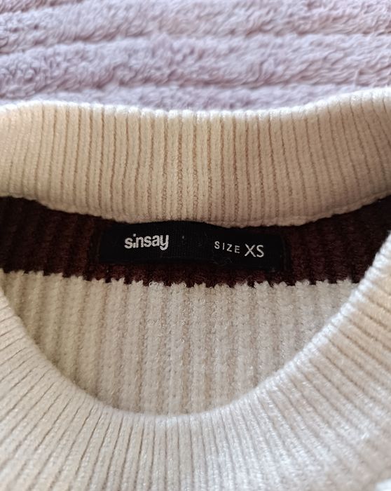 Свитер полосатый теплый