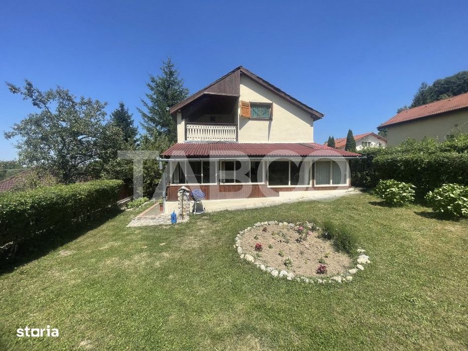 Casa individuala zona de munte 6 camere si teren 1030 mp Vale Sibiu