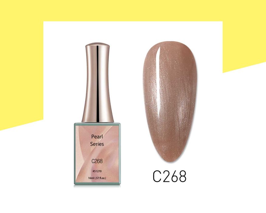 Професионален перлен UV/LED гел лак серия "Pearl" CANNI - 16 мл.