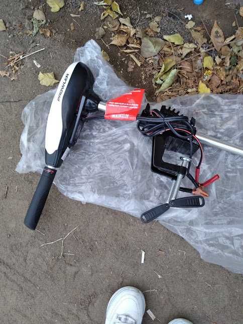 Электромотор для лодки, новый