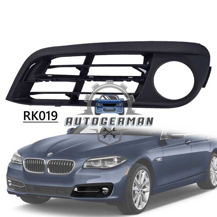 Решетка за BMW 5 серия F10 F11 LCI халоген за къса лайсна / Facelift
