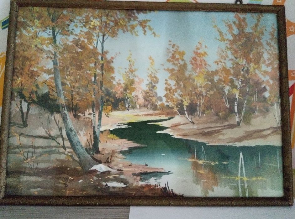 Картина акварел 1947г.
