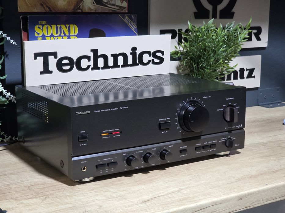 Amplificator TECHNICS SU-V660, class AA, retro hifi stereo, 2x90w