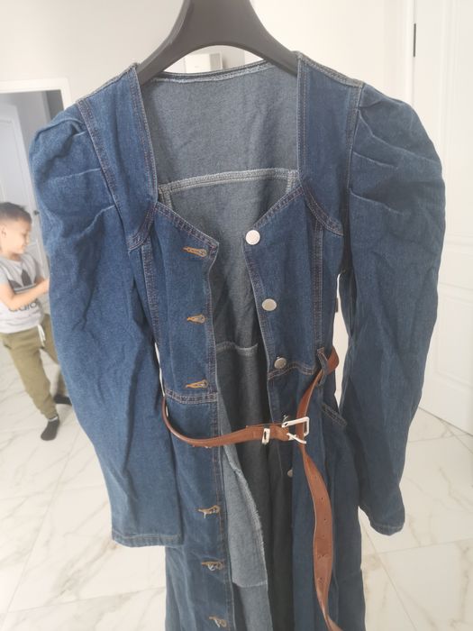 Джинсовое Женское платье