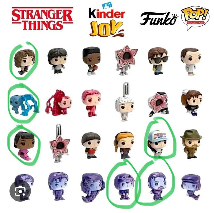 stranger things Kinder joy