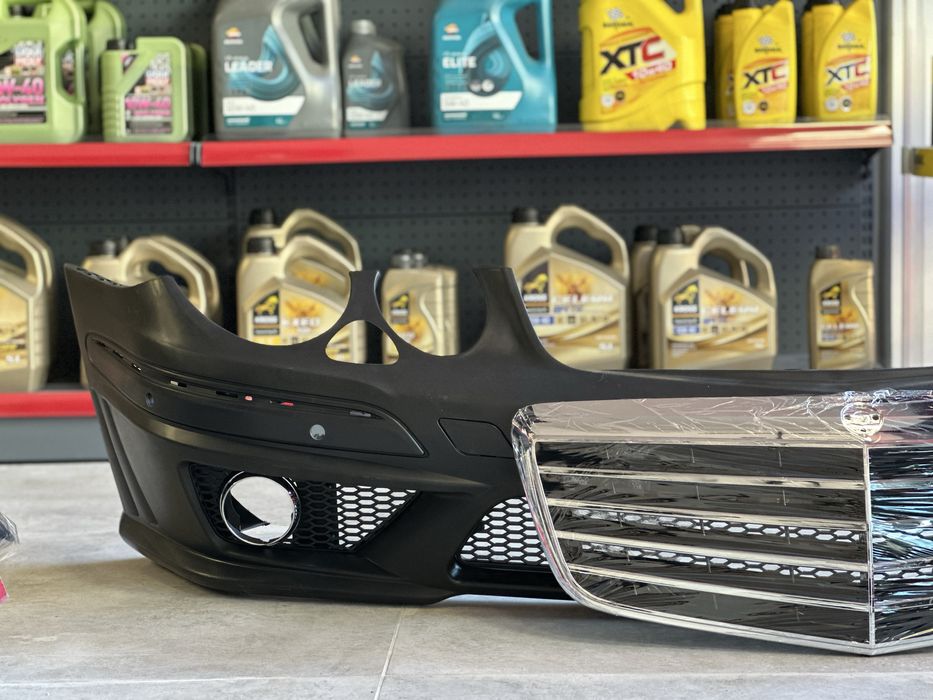 Предна тунинг броня за Mercedes W211 E-Class (2006-2009) - AMG Design