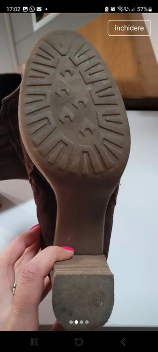 Botine din piele