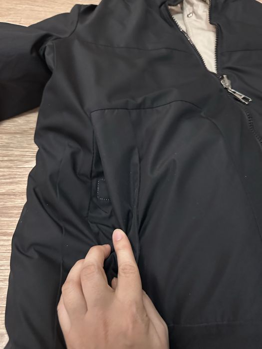 Зимний пуховик двухсторонний