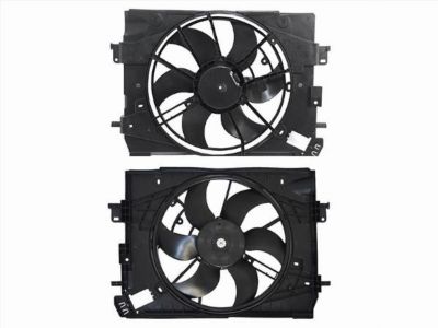 Диффузор радиатора в сборе  Renault Logan