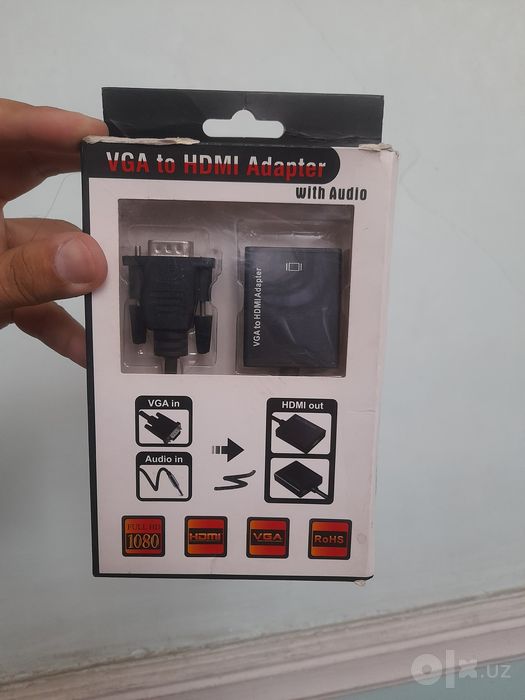 VGA to HDMI (+ Audio кабель) - [VGA HDMI)