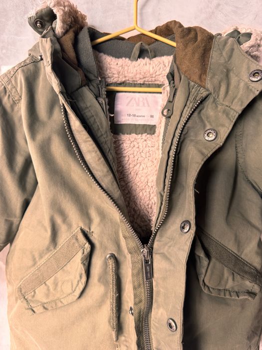 Анорак Есенно-Зимно Двойно Яке Zara Kids 12-18 месеца