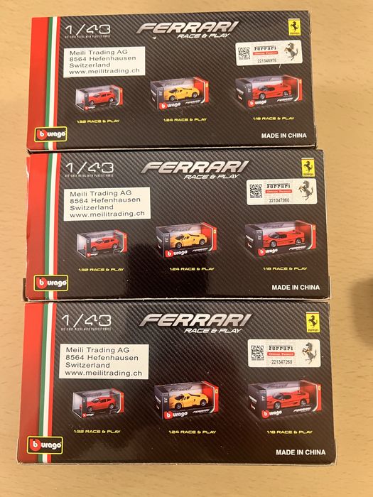 Burago Ferarri 1:43 колички нови