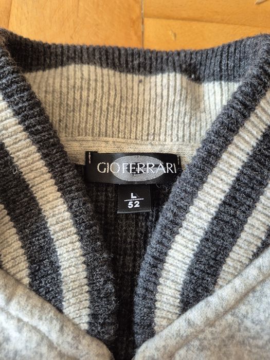 Pulover Premium de Nișă Gioferrari, Lână de Miel, Meras Italy, Bărbați - L (52)