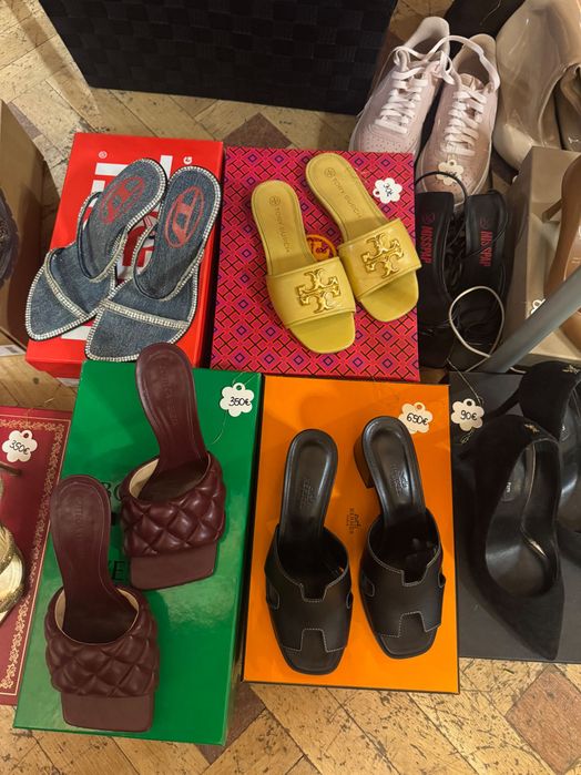 ОРИГИНАЛНИ ОБУВКИ/ Hermes; Dolce&Gabbana; Bottega Veneta; Rene Caovilla; Diesel; Coach; Tory Burch; Patrizia Pepe; Karl Lagerfeld; ZARA, NIKE и други