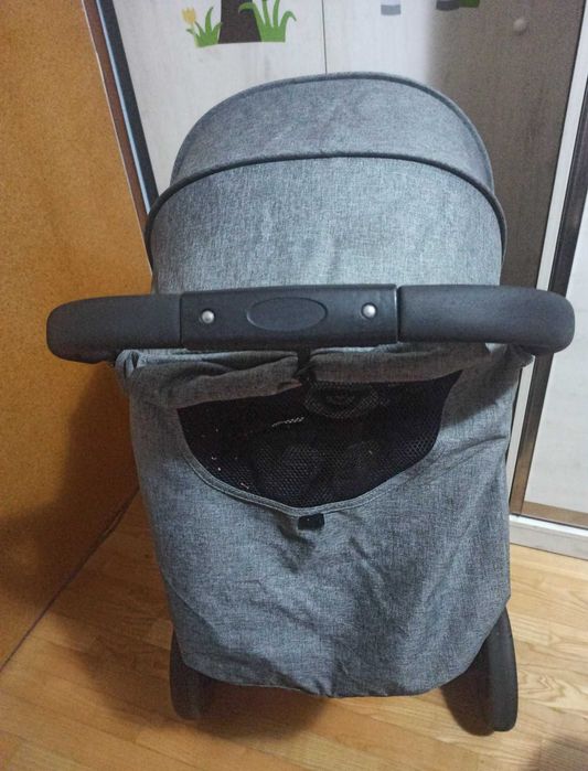 Комбинирана детска количка Sindy 2в1 Moni сива