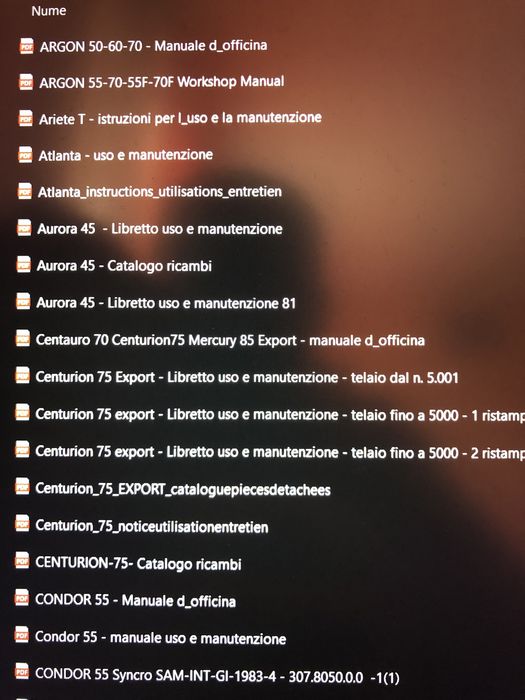 Manuale/cărți  tractoare Same
