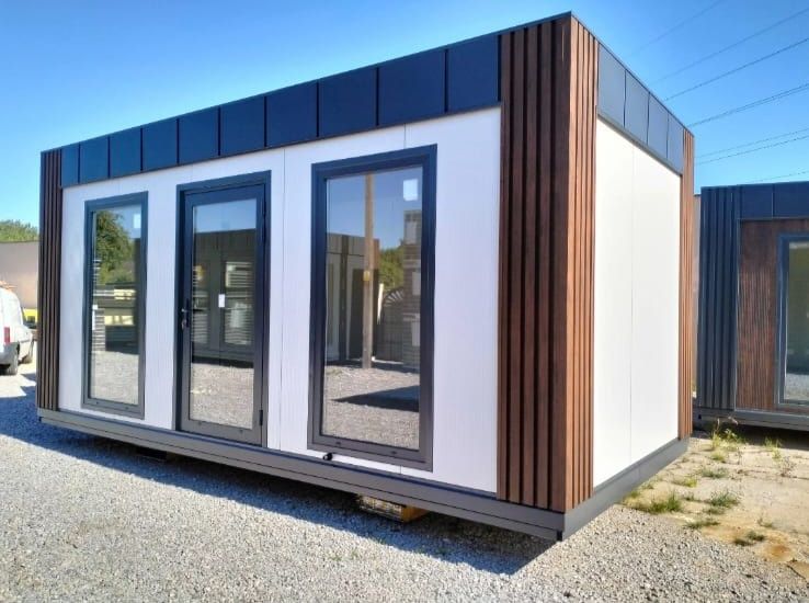 Vand container modular tip birou placat cu alubond