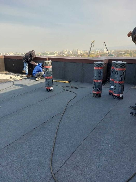 Ремонт крыши.Гидроизоляция.С материалом.