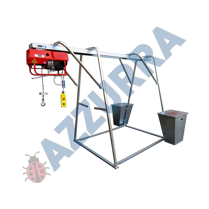 SCRIPETE 300 kg cu brat extensibil palan electric
