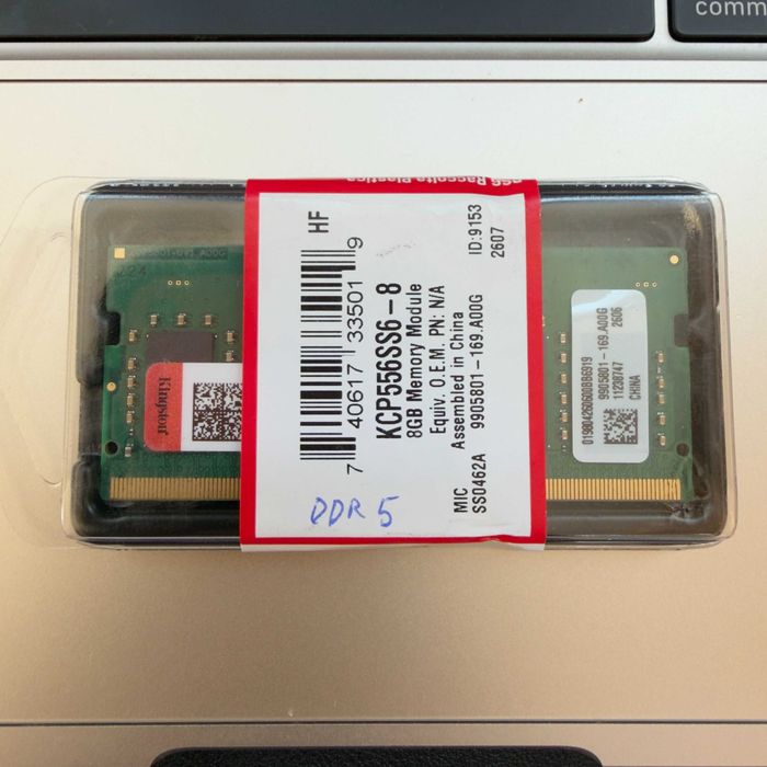 RAM Kingston 8GB DDR5 5600MHz CL46 | TrueGSM