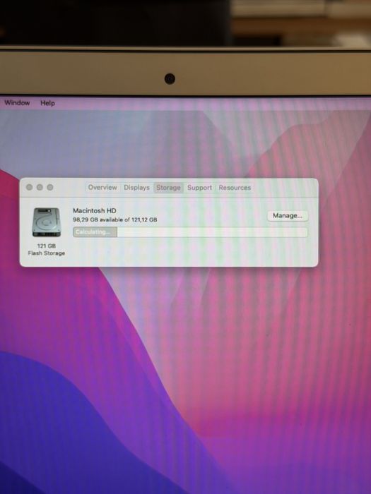 Macbook Air 13” 2017 i5 1.8GHz 8GB Ram, SSD 128GB