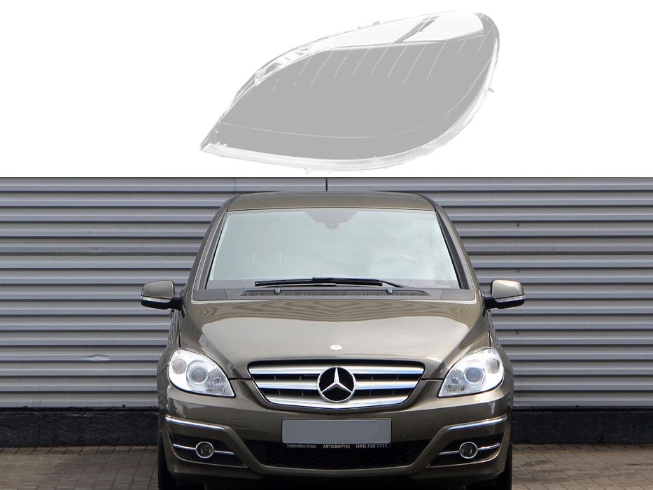 Стъкла за фарове на Mercedes B-Class W245 Facelift